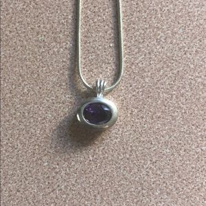 Purple stone Necklace